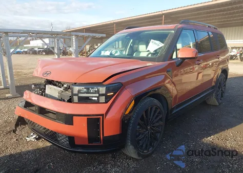 2025 Hyundai Santa Fe Calligraphy from USA, damaged, VIN 5NMP5DGL4SH080574